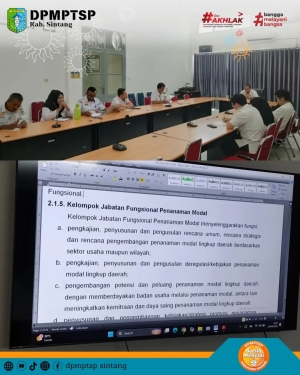 Quarterly Evaluation Meeting I 2025: DPMPTSP Sintang Regency Discusses Performance and Work Plans