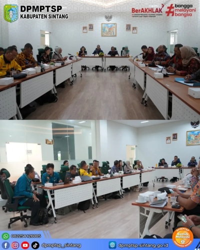 DPMPTSP Sintang Attends 2024 West Kalimantan Investment Realization Data Reconciliation Meeting
