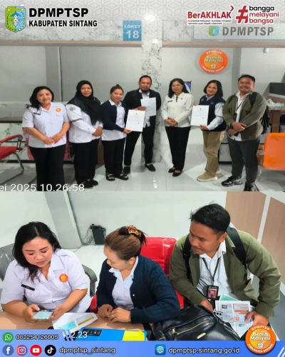 Layanan Pendampingan Prima DPMPTSP Sintang untuk Pelaku Usaha dan Pemohon Izin