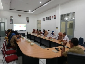 Rapat Evaluasi Penyelenggaraan Mal Pelayanan Publik (MPP) Digital Sektor Kesehatan di Kabupaten Sintang