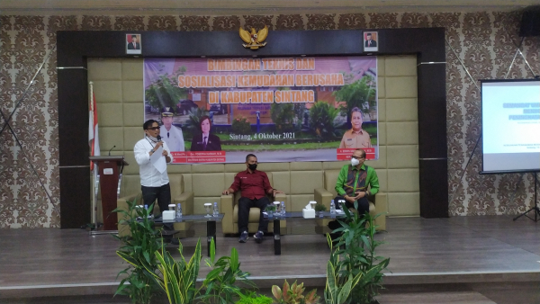 Bimbingan Teknis dan Sosialisasi Kemudahan Berusaha