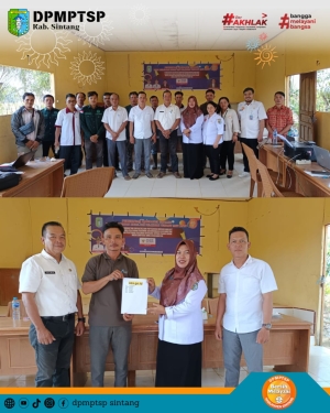 Inovasi KAIN IKAT DPMPTSP Sintang: Dekatkan Layanan Perizinan UMK ke Ketungau Hilir
