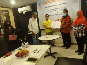Perjanjian Kerjasama Inovasi PANJI MAS (Pos Antar Jemput Izin Masyarakat Sintang)