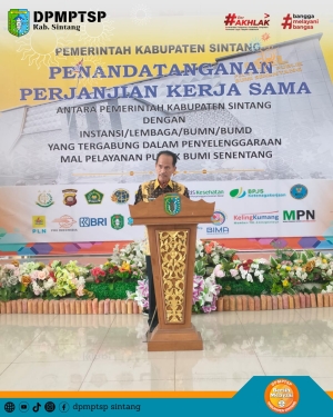 Penandatanganan Perjanjian Kerjasama Mal Pelayanan Publik Bumi Senentang: Sinergi 17 Instansi untuk Pelayanan Prima