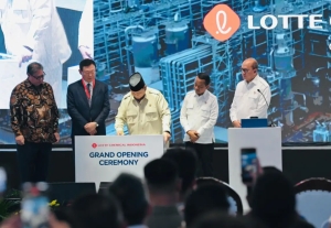 Pabrik Lotte Chemical Indonesia Diresmikan, Perkuat Struktur Industri Hilir Nasional
