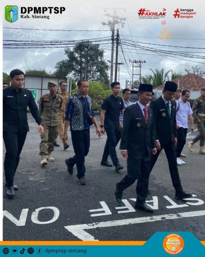 Bupati dan Wakil Bupati Sintang Tinjau Penyelenggaraan Pelayanan di MPP Bumi Senentang